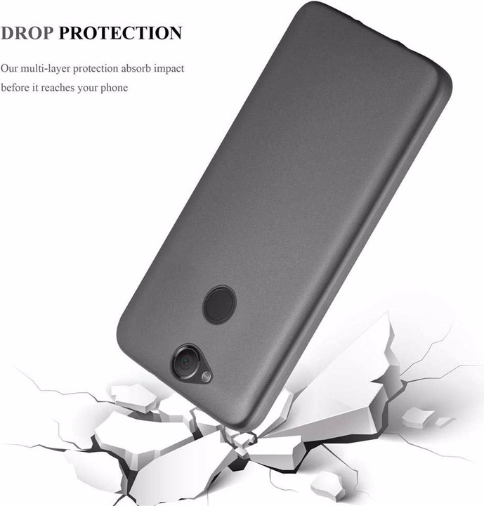 Produktbild Cadorabo TPU Matt Metallic Cover (Sony Xperia XA2)
