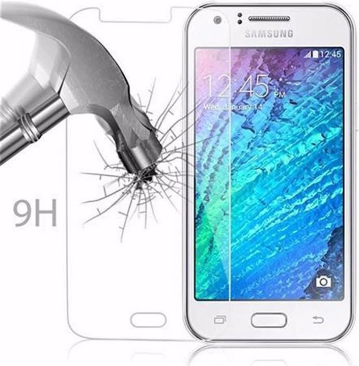 Actual product image Cadorabo Display protection glass (1 Piece, Samsung Galaxy J1)