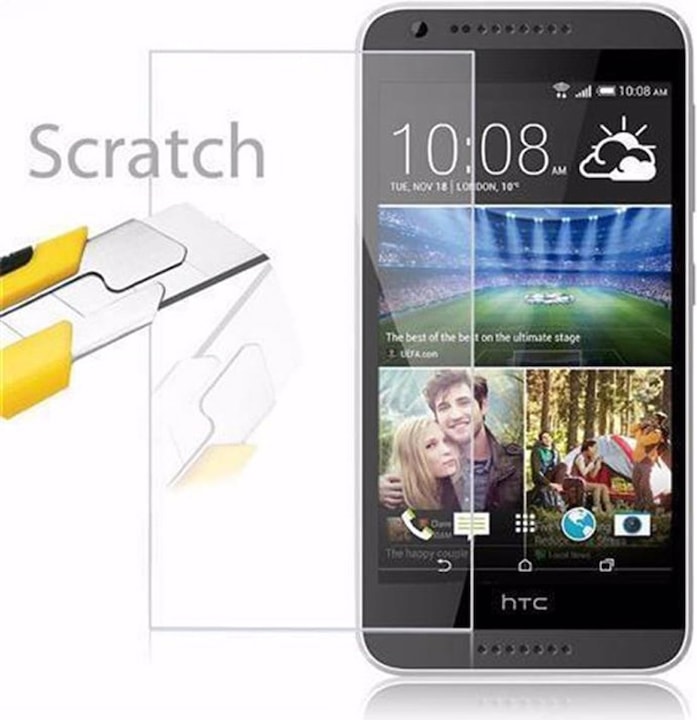 Actual product image Cadorabo Display protection glass (1 Piece, HTC Desire 620)