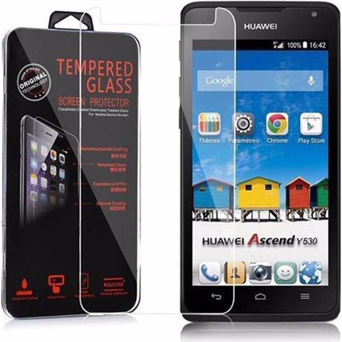 Thumbnail - Cadorabo Displayschutzglas (1 Stück, Huawei Ascend Y530), Smartphone Schutzfolie, Transparent