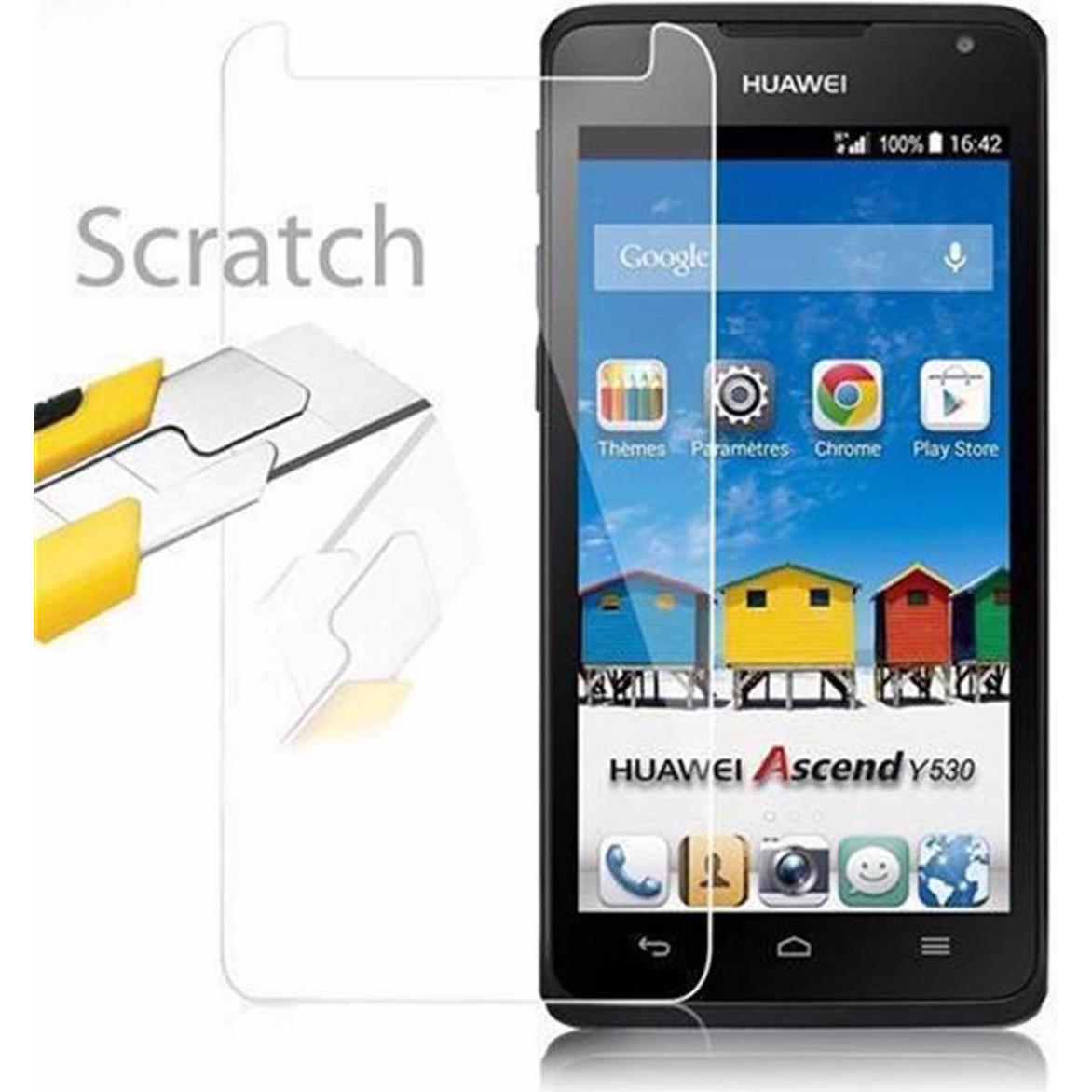 Thumbnail - Cadorabo Displayschutzglas (1 Stück, Huawei Ascend Y530), Smartphone Schutzfolie, Transparent