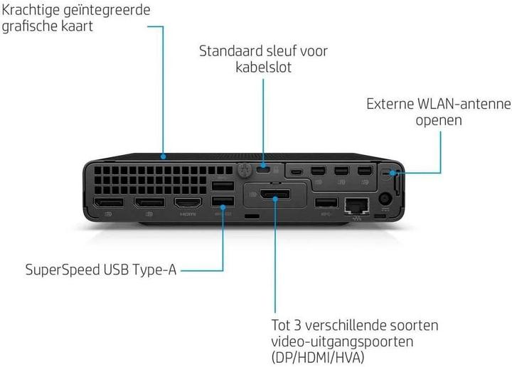 Actual product image HP 800 G9 (512 GB, 16 GB, Intel Core i7-13700)