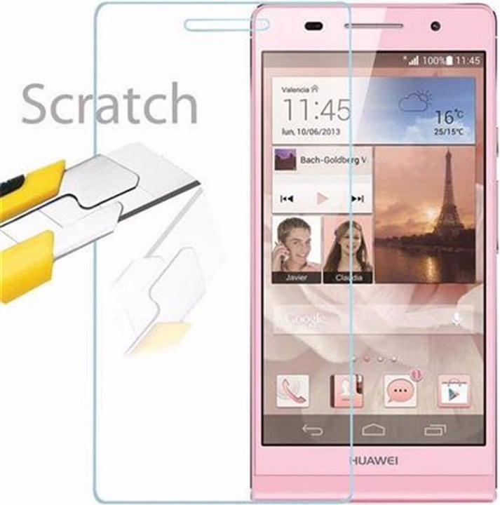 Actual product image Cadorabo Display protection glass (1 Piece, Huawei Ascend P6)