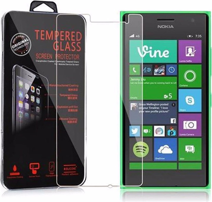 Actual product image Cadorabo Display protection glass (1 Piece, Nokia Lumia 730)
