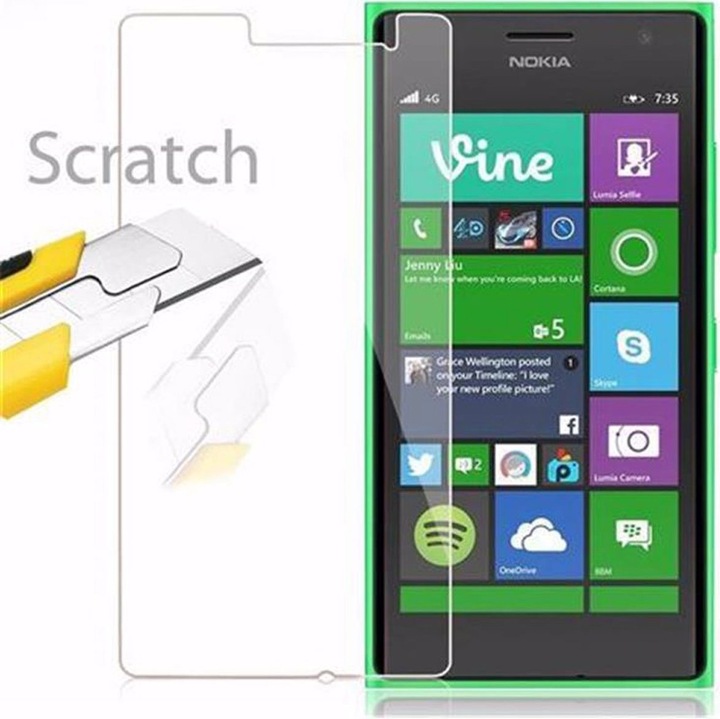 Actual product image Cadorabo Display protection glass (1 Piece, Nokia Lumia 730)