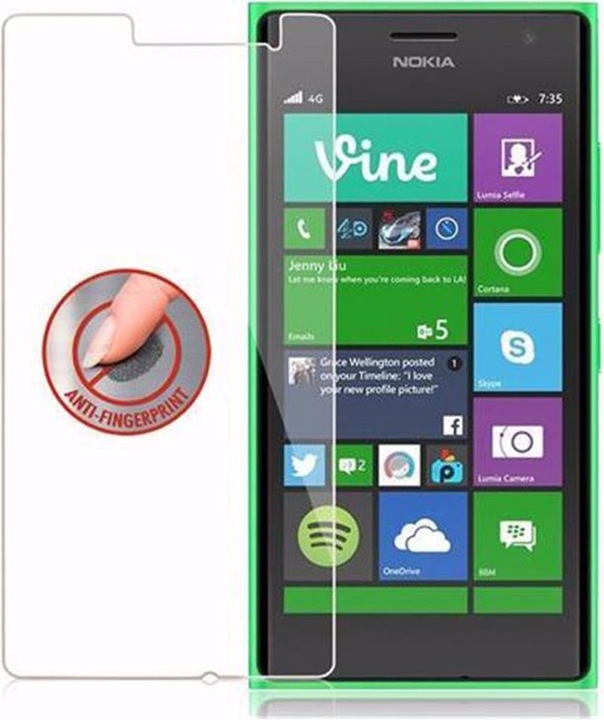 Actual product image Cadorabo Display protection glass (1 Piece, Nokia Lumia 730)
