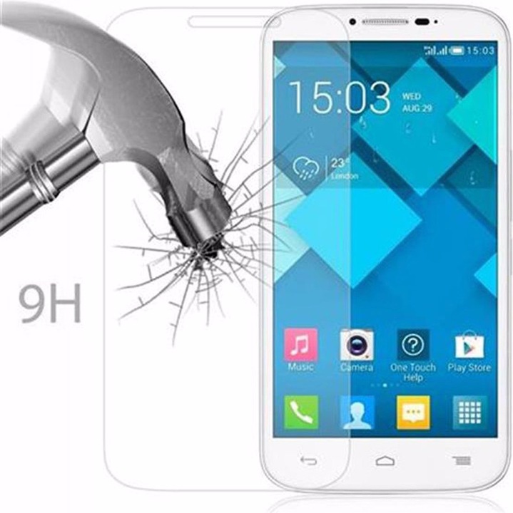 Actual product image Cadorabo Display protection glass (1 Piece, Alcatel One Touch Pop C9)