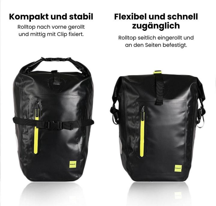 Produktbild Hermex Velo-Tasche Bike-Tasche Fahrradtasche Gepäckträgertasche Rad-Tasche (25 l, Gepäckträgertasche)