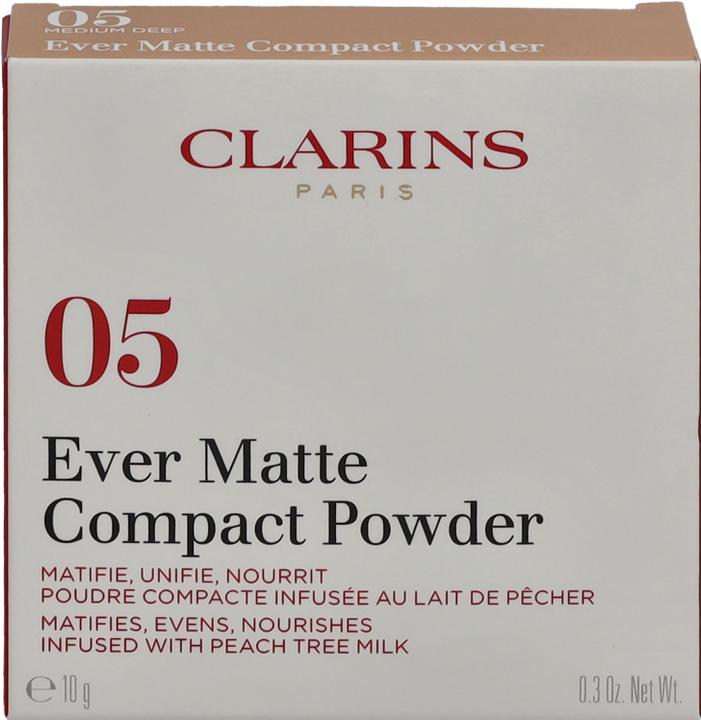 Actual product image Clarins Ever Matte Compact Powder 05 (Brown)