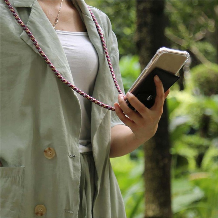Produktbild Cadorabo TPU Handy Kette SILBER Cover