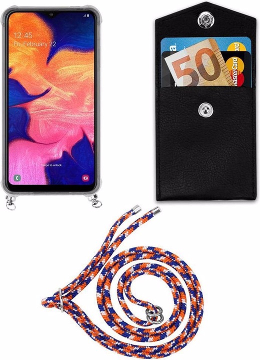 Produktbild Cadorabo TPU Handy Kette SILBER Cover