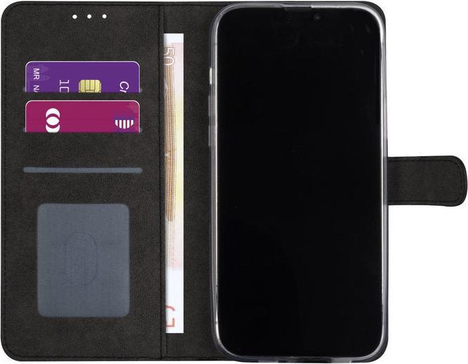 Produktbild Ambiance1 Hülle iPhone 13 Pro Max - Book Case Kunstleder schwarz No.326 (Apple iPhone 13 Pro Max)