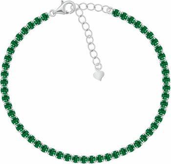 Produktbild Brilio Silver - Tennis bracelet with blue cubic zirconia BRC171WB