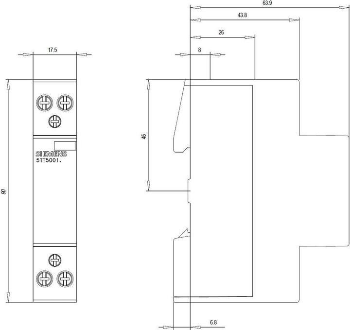 Actual product image Siemens Installation contactor