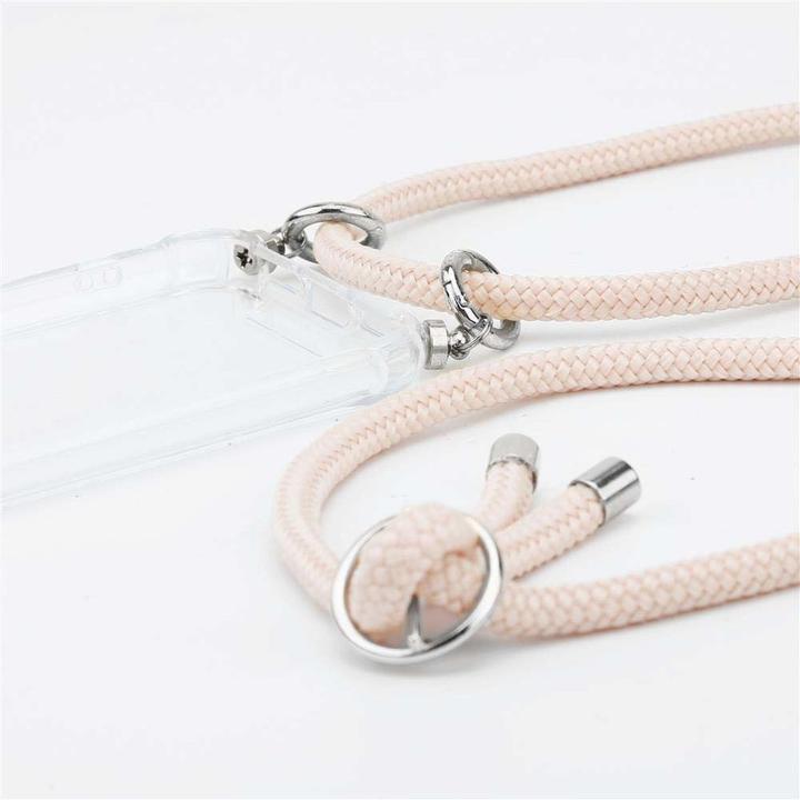 Actual product image Cadorabo TPU Mobile Phone Chain SILVER Cover