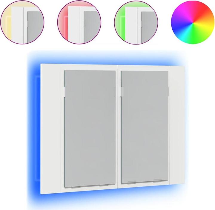 Produktbild vidaXL LED Spiegelschrank (12 x 12 x 45 cm)