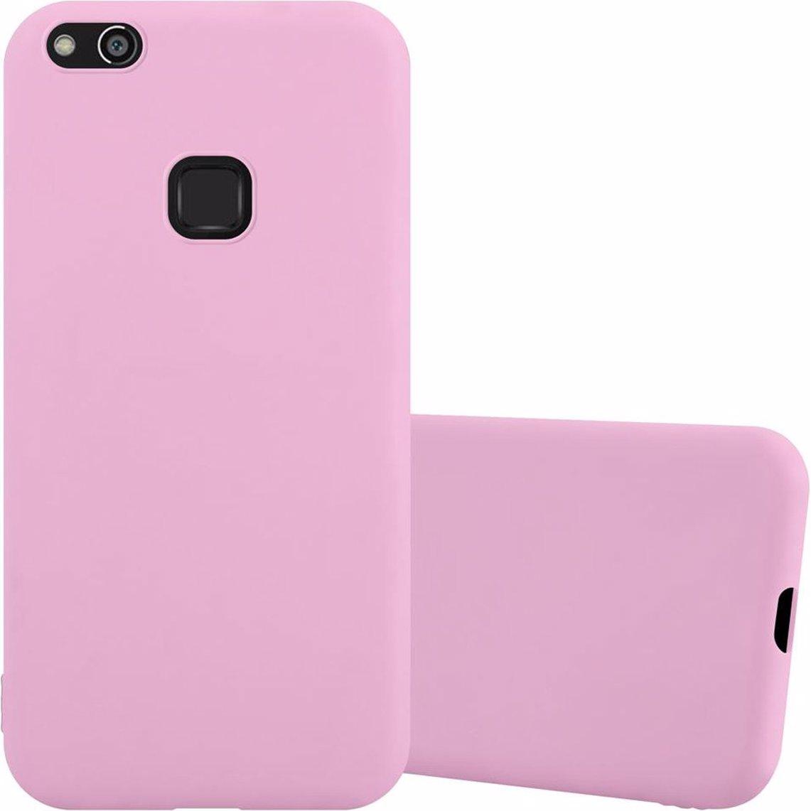 Cadorabo TPU Candy Cover (Huawei P10 Lite), Smartphone Hülle, Rosa