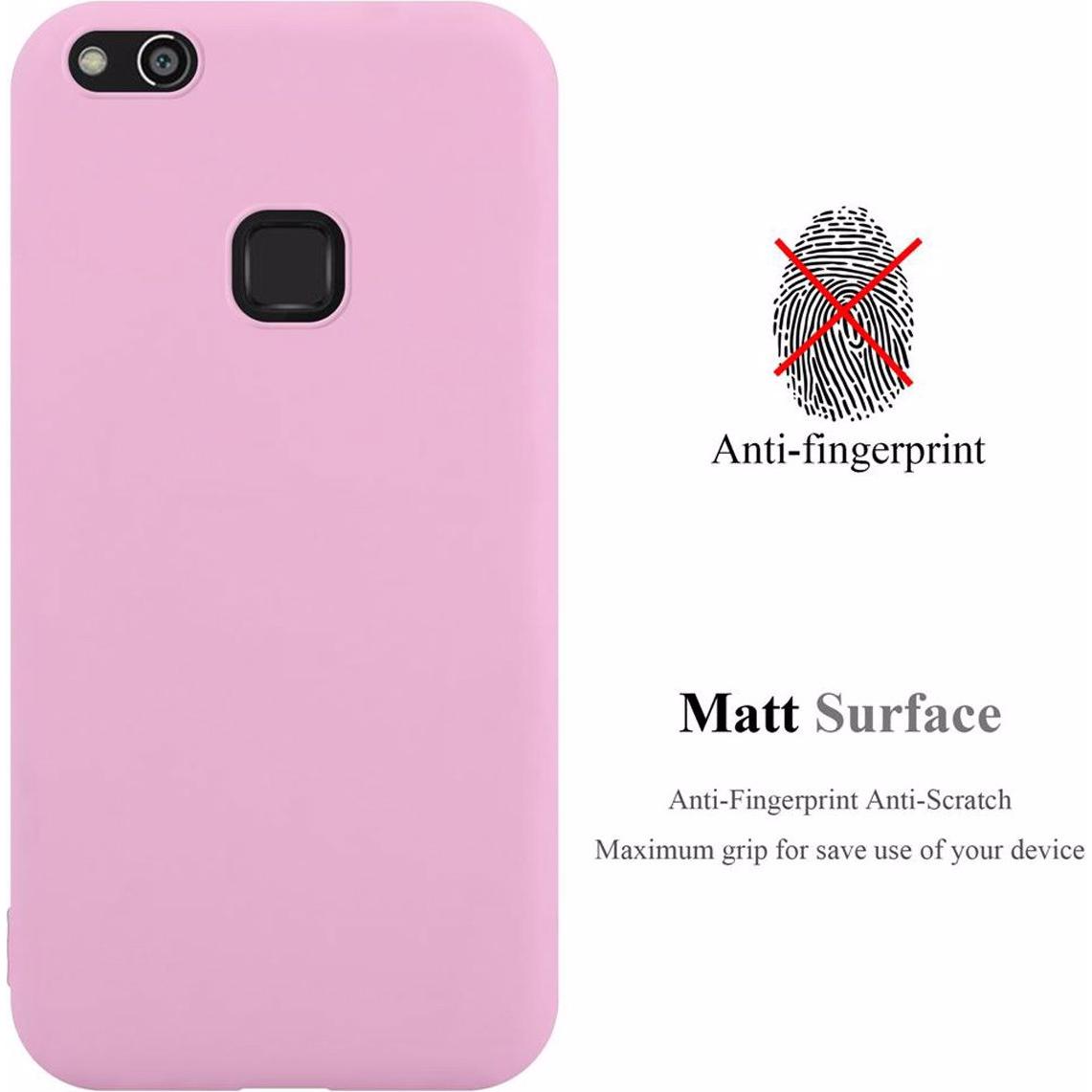 Thumbnail - Cadorabo TPU Candy Cover (Huawei P10 Lite), Smartphone Hülle, Rosa