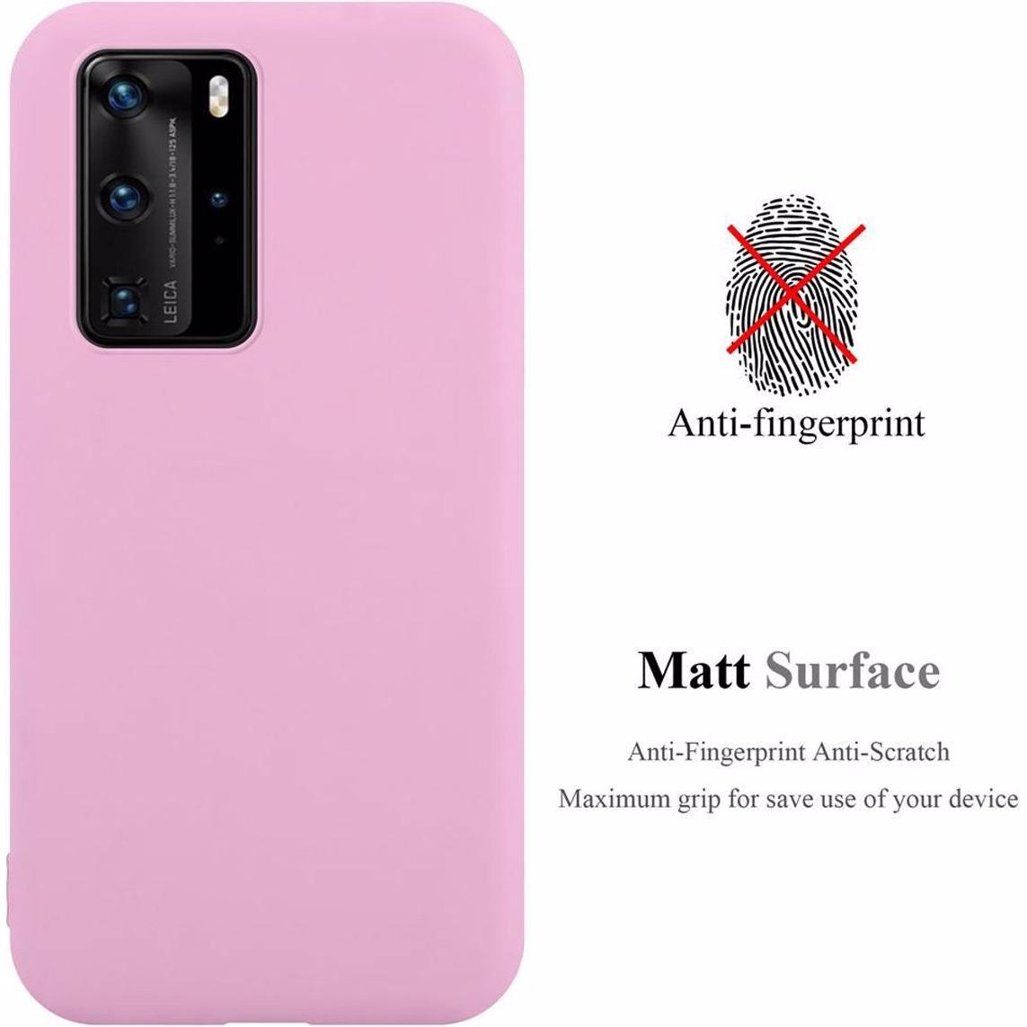 Thumbnail - Cadorabo TPU Candy Cover (Huawei P40 Pro+), Smartphone Hülle, Rosa