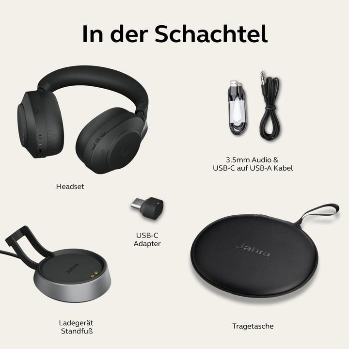 Actual product image Jabra Evolve2 85 (Wireless, USB-C)