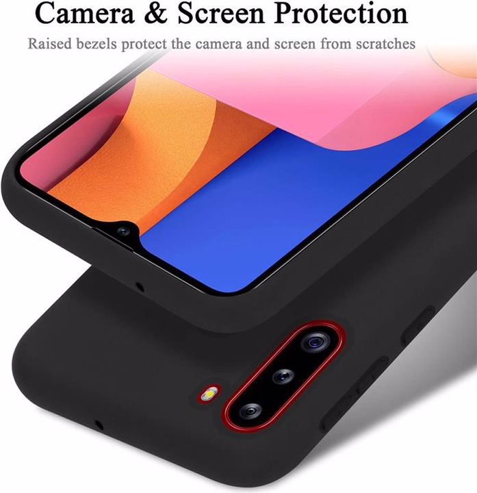 Actual product image Cadorabo TPU Liquid Silicone Case Cover (Samsung Galaxy A21)