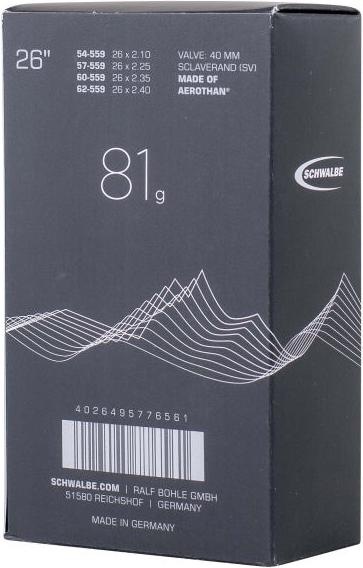 Actual product image Schwalbe Aerothan 26" MTB (Presta (SV), 26", 40 mm)
