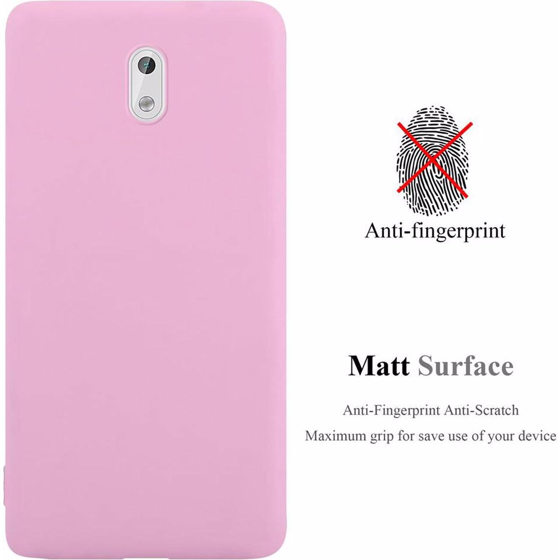 Thumbnail - Cadorabo TPU Candy Cover (Samsung Galaxy J3 2017 (US Version)), Smartphone Hülle, Rosa