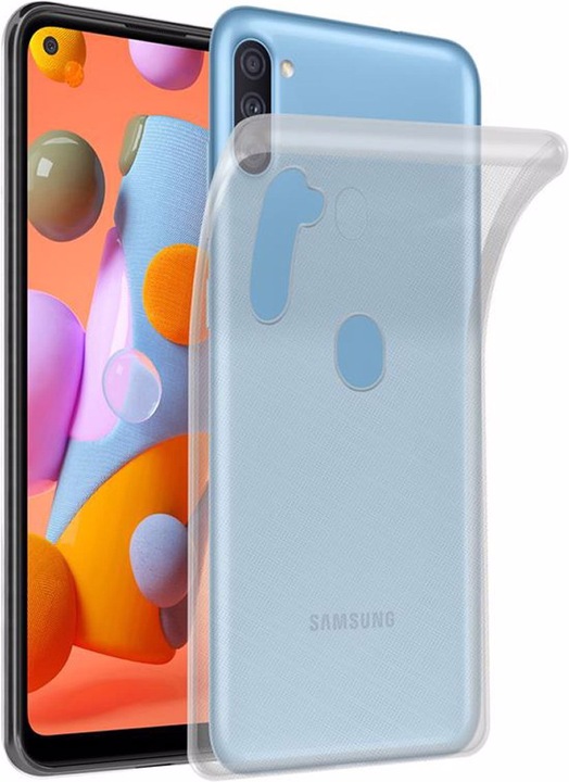 Actual product image Cadorabo TPU Ultra Slim AIR Cover (Samsung Galaxy M11, Samsung Galaxy A11)