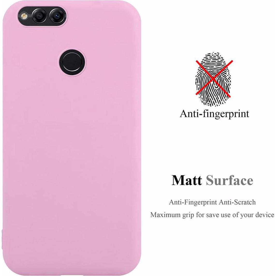 Thumbnail - Cadorabo TPU Candy Cover (Honor 7X), Smartphone Hülle, Rosa