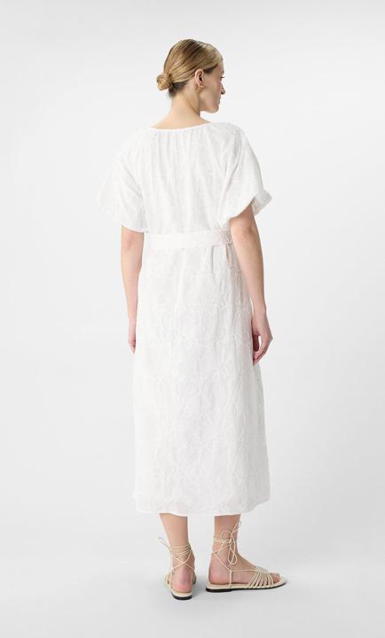 Produktbild Comma Kleid Midi-Kleid aus Viskose mit Stickerei und Ballon-Ärmeln (36)