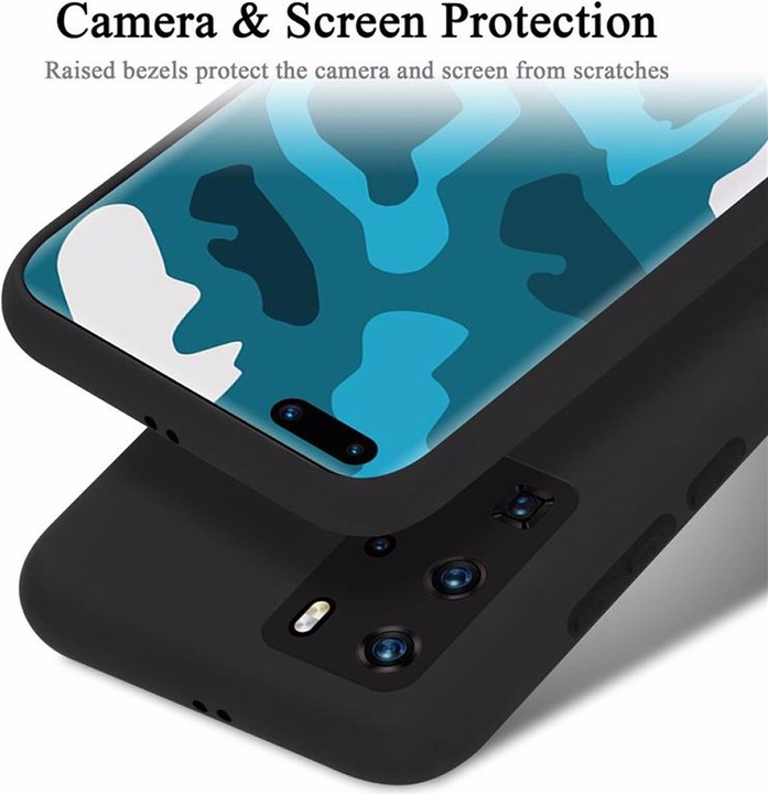 Produktbild Cadorabo TPU Liquid Silicone Case Cover (Huawei P40 Pro+)