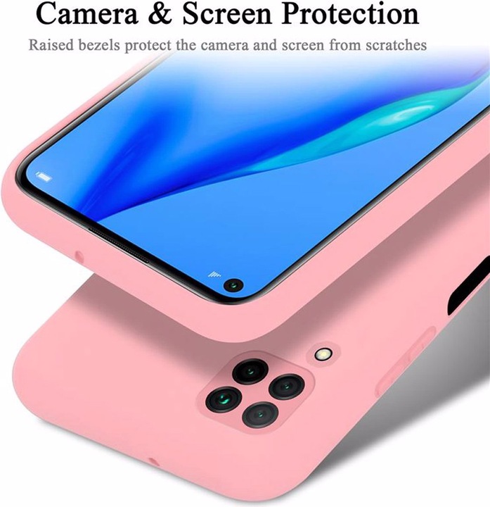 Image du produit Cadorabo TPU Liquid Silicone Case Cover (Huawei Nova 6 SE, Huawei Nova 7i, Huawei P40 Lite)