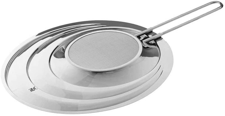 Produktbild WMF Spritzschutz Küche für 20-28cm Pfannen einschiebbarer Griff Profi Plus Edelstahl (Metall)