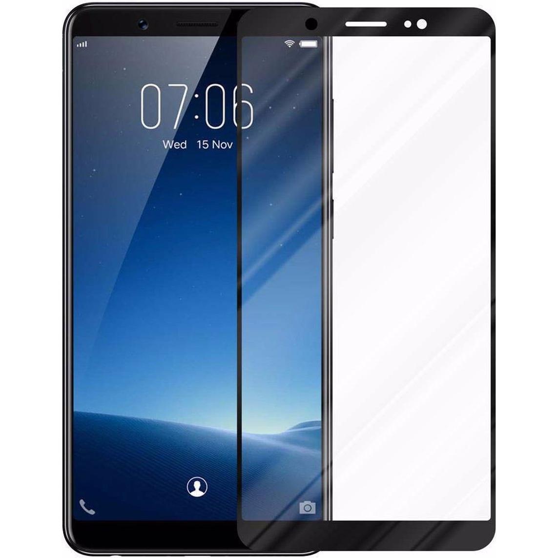 Thumbnail - Cadorabo Vollbild Displayschutzglas (1 Stück, Vivo V7), Smartphone Schutzfolie, Schwarz