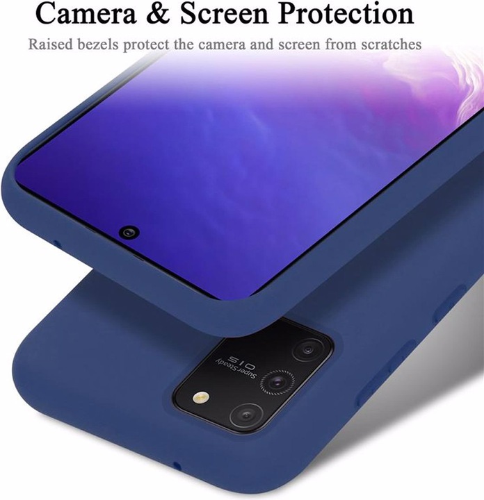 Actual product image Cadorabo TPU Liquid Silicone Case Cover (Samsung Galaxy S10 Lite, Samsung Galaxy A91)