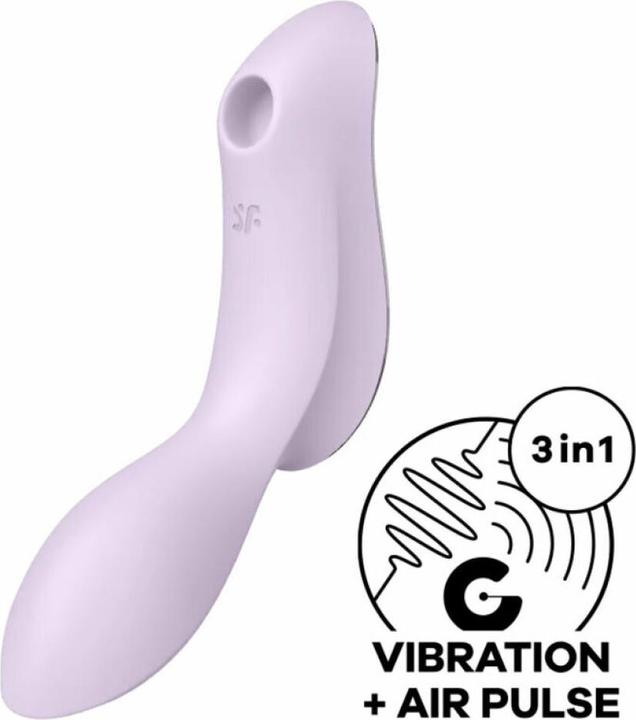 Image du produit Satisfyer Curvy Trinity 2 Insertable Air Pulse Vibrator