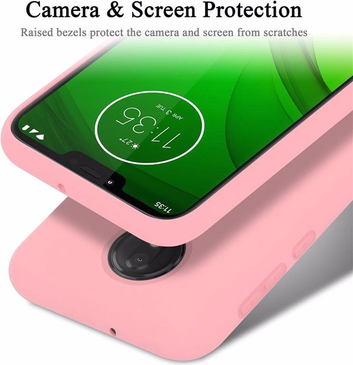 Produktbild Cadorabo TPU Liquid Silicone Case Cover (Motorola Moto G7 Power)