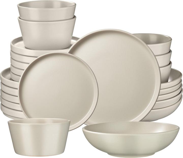tectake Una crockery set (24 pcs.)