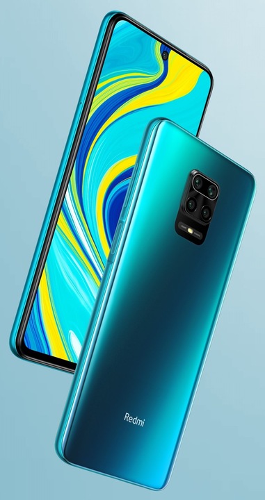 Actual product image Xiaomi Redmi Note 9S (128 GB, Aurora Blue, 6.67", Dual SIM + SD, 48 Mpx, 4G)
