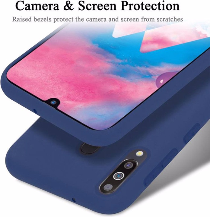 Actual product image Cadorabo TPU Liquid Silicone Case Cover (Samsung Galaxy A40s, Samsung Galaxy M30)