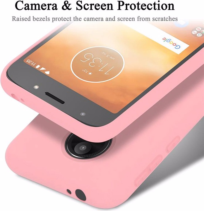 Produktbild Cadorabo TPU Liquid Silicone Case Cover (Motorola Moto E5 Play Go)