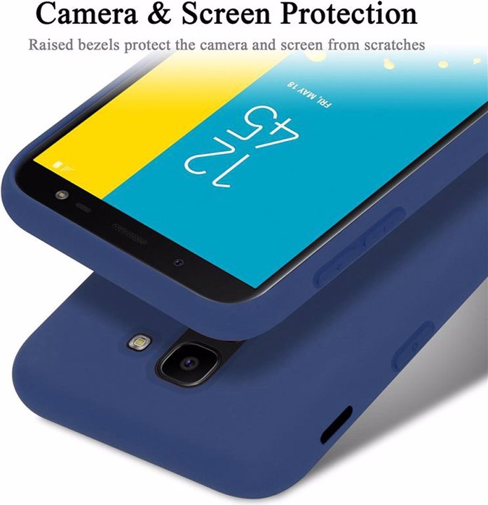 Actual product image Cadorabo TPU Liquid Silicone Case Cover (Samsung Galaxy J6 (2018))