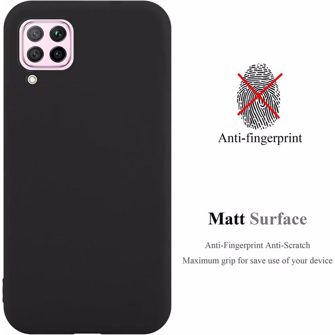 Thumbnail - Cadorabo TPU Candy Cover (Huawei Nova 7i, Huawei P40 Lite), Smartphone Hülle, Schwarz