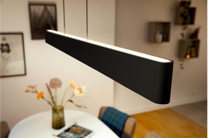 Produktbild Philips Hue White Col. Amb. Ensis Pendelleuchte Schwarz und (5500 lm)