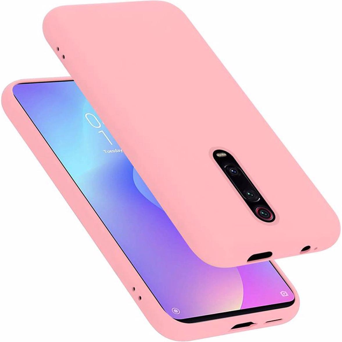 Cadorabo TPU Liquid Silicone Case Cover (Xiaomi Redmi K20, Xiaomi Mi 9T Pro, Xiaomi Redmi K20 Pro), Smartphone Hülle, Ro...