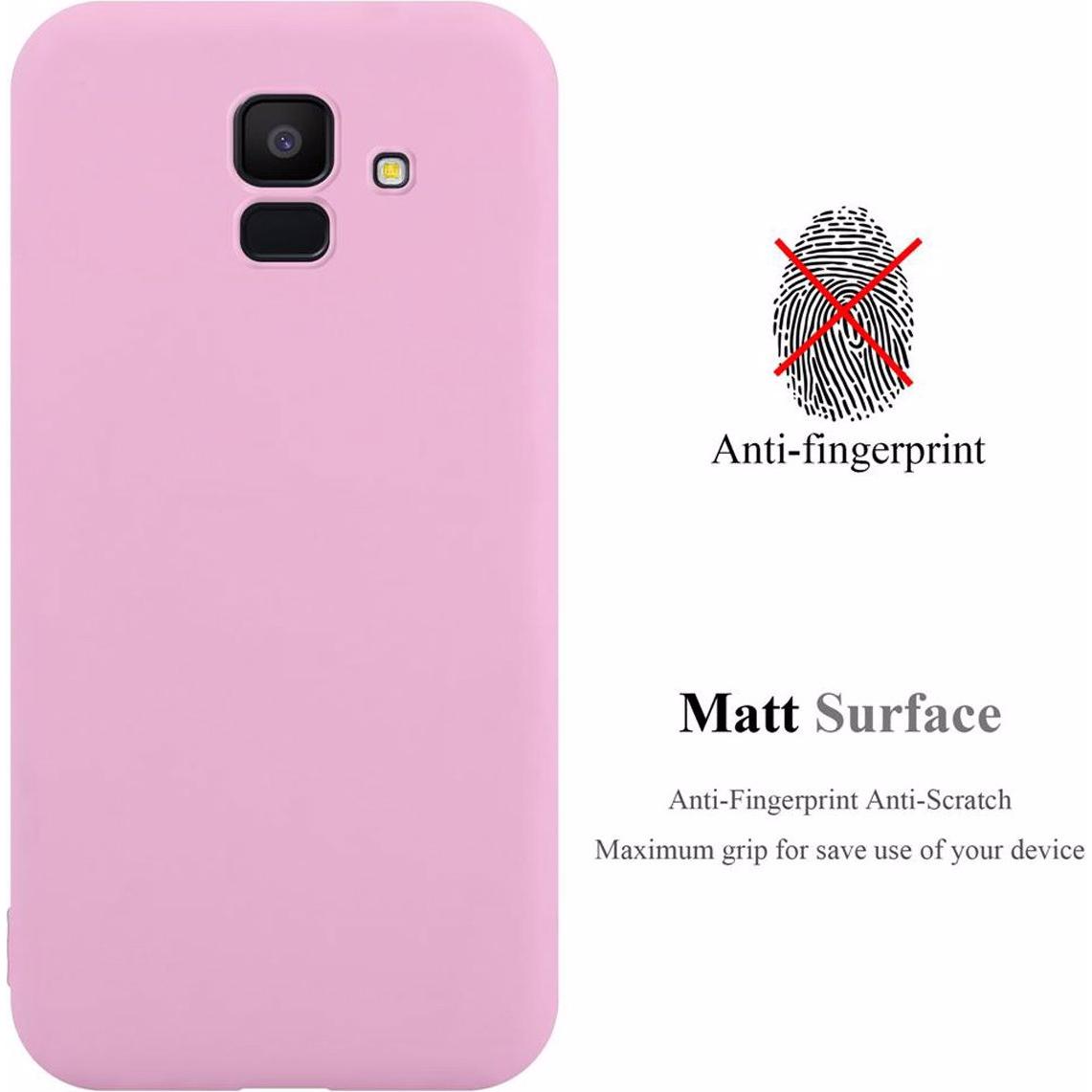 Thumbnail - Cadorabo TPU Candy Cover (Samsung Galaxy J6 (2018)), Smartphone Hülle, Rosa