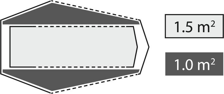 Produktbild Robens Via 1 UL (Tunnelzelt, 0.90 kg, 1 Person)