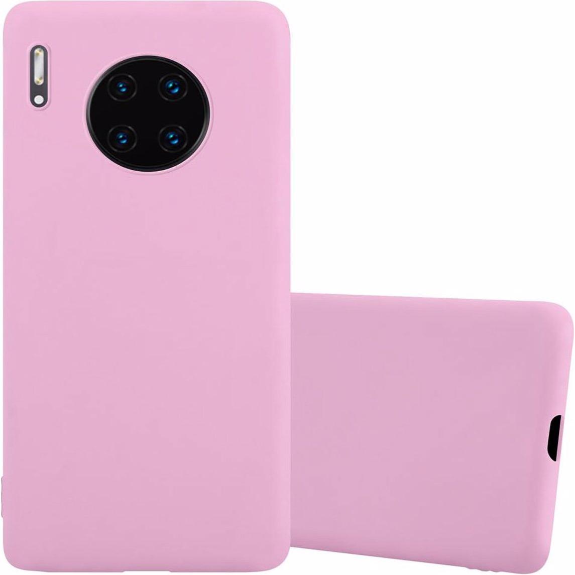 Cadorabo TPU Candy Cover (Huawei Mate 30 Pro), Smartphone Hülle, Rosa