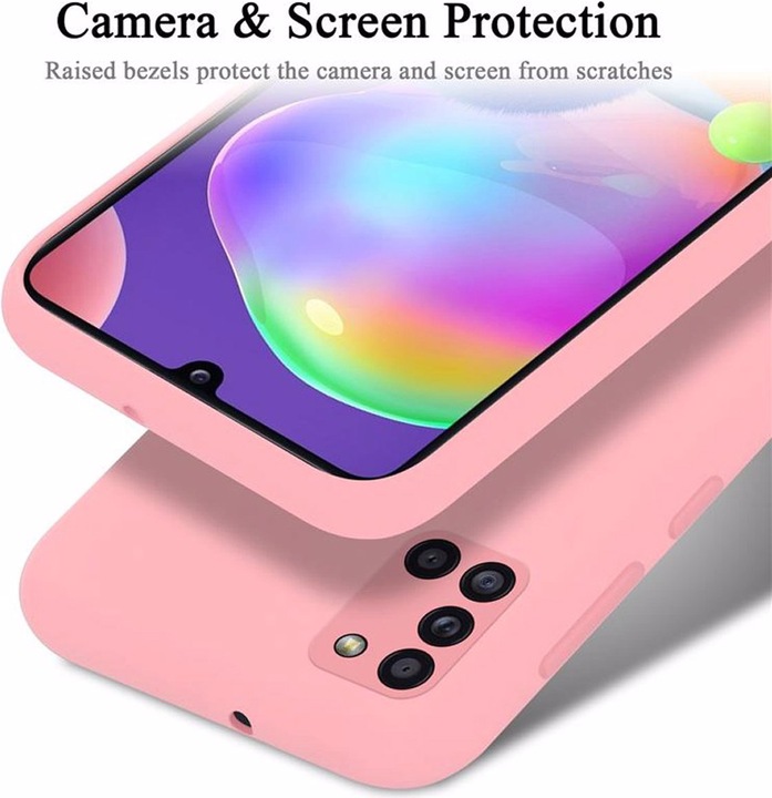 Actual product image Cadorabo TPU Liquid Silicone Case Cover (Samsung Galaxy A31)