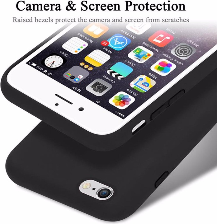 Actual product image Cadorabo TPU Liquid Silicone Case Cover (Apple iPhone 6)